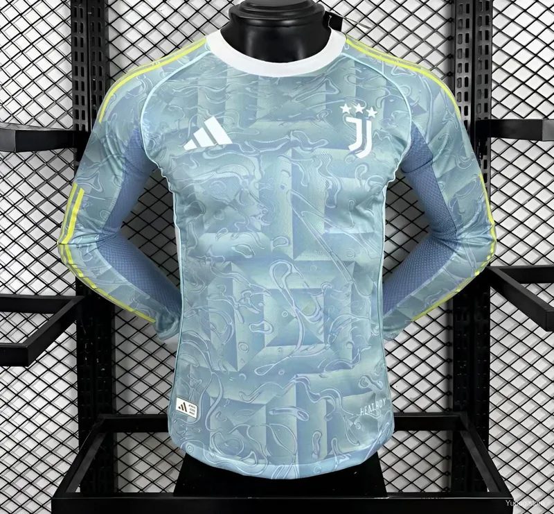 Camiseta Juventus 2025/26 VISITANTE MANGA LARGA VERSION JUGADOR